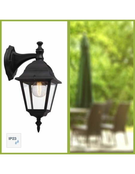 Applique Murale Brilliant 44282/06 Noir Métal 60 W E27