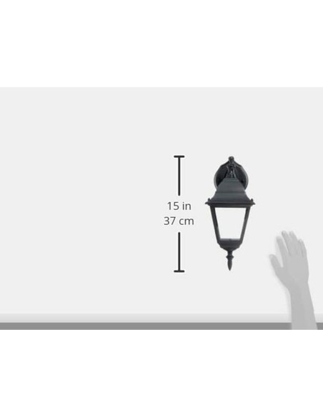 Applique Murale Brilliant 44282/06 Noir Métal 60 W E27