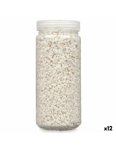 Pierres Décoratives Blanc 2 - 5 mm 700 g (12 Unités)