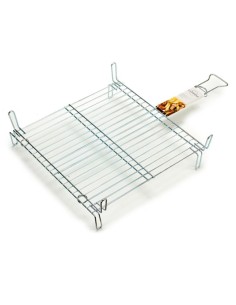 Grill Double 50 x 50 cm Acier zingué (5 Unités) 2