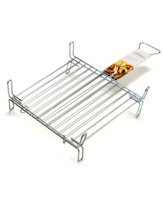 Grill Double 35 x 35 cm Acier zingué (5 Unités) 2