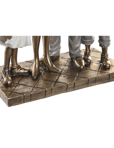 Figurine Décorative DKD Home Decor 24 x 11,5 x 34 cm Multicouleur Famille (2 Unités)