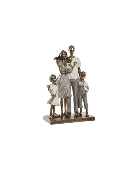 Figurine Décorative DKD Home Decor 24 x 11,5 x 34 cm Multicouleur Famille (2 Unités)