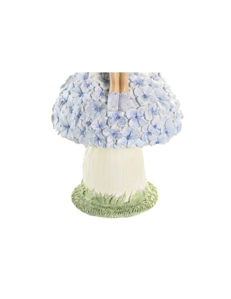 Figurine Décorative DKD Home Decor Bleu Rose Lila Fée 9,5 x 8 x 17 cm (3 Pièces)