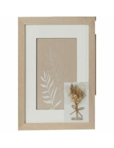 Cadre photo DKD Home Decor Verre Naturel Shabby Chic (15 x 1 x 20 cm) (22 x 1 x 27 cm)