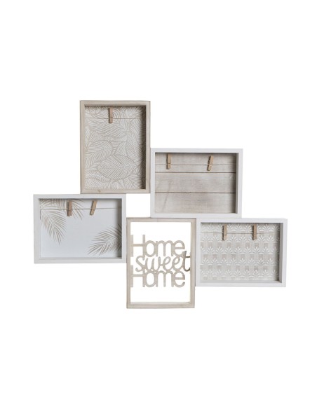 Cadre photo DKD Home Decor Bois MDF (59 x 4 x 48 cm)
