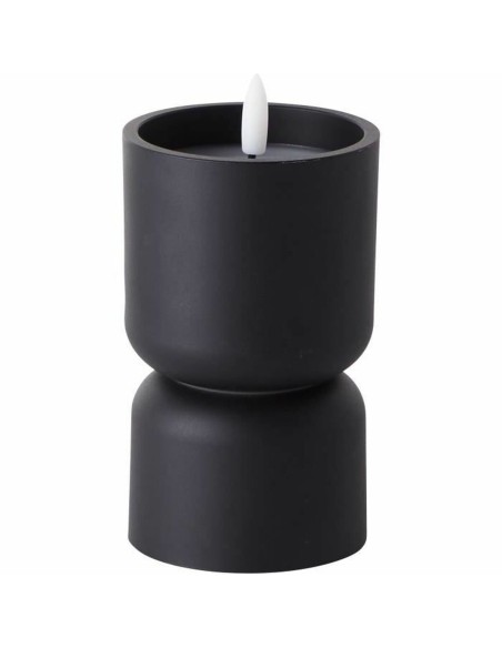 Bougie LED Brilliant Noir 3 W 15 x 8 cm Plastique