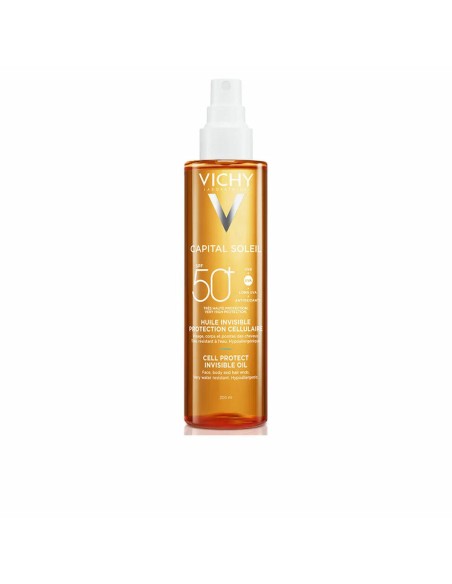 Huile Solaire Vichy Capital Soleil Spf 50 200 ml Invisible