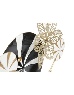 Figurine Décorative DKD Home Decor Noir Doré Métal Moderne (62 x 9 x 61,6 cm) 2