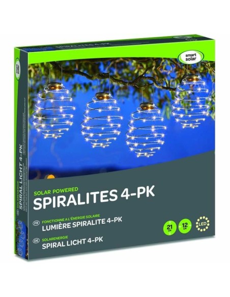 Décoration lumineuse Smart Garden Spiralight Gris 4 Unités