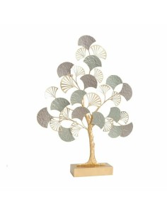 Figurine Décorative DKD Home Decor Arbre Doré Métal Multicouleur Moderne (64 x 11 x 87,6 cm)