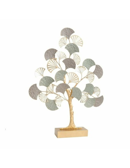 Figurine Décorative DKD Home Decor Arbre Doré Métal Multicouleur Moderne (64 x 11 x 87,6 cm)