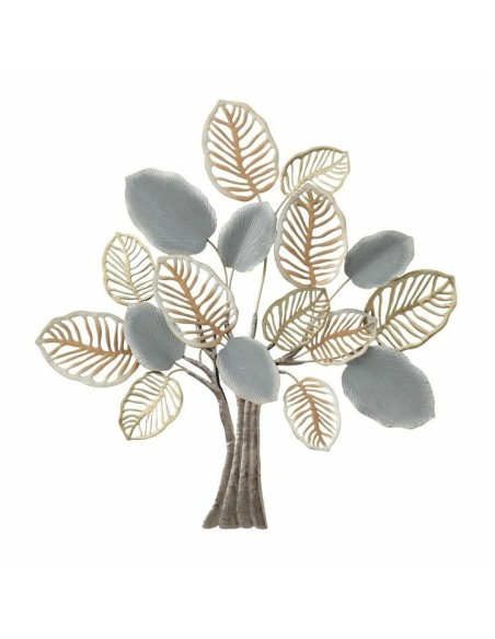 Décoration murale DKD Home Decor Arbre Métal Multicouleur Moderne (96 x 7,6 x 100 cm)