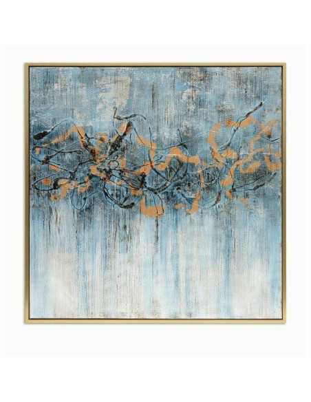 Cadre DKD Home Decor 131 x 3,8 x 131 cm Abstrait Moderne