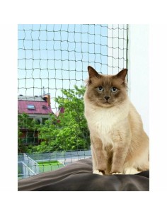 Filet de Sécurité pour Animaux de Compagnie Trixie Noir Nylon