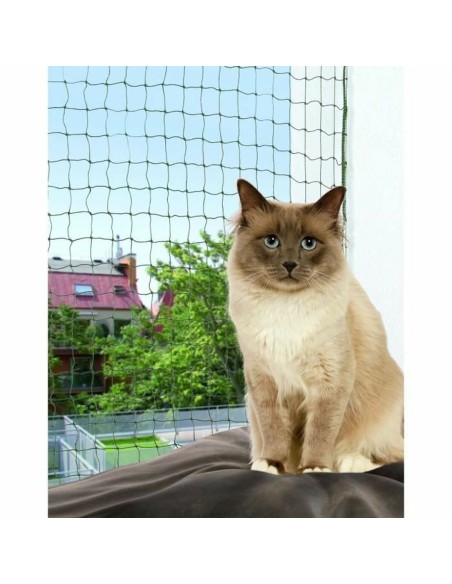 Filet de Sécurité pour Animaux de Compagnie Trixie Noir Nylon
