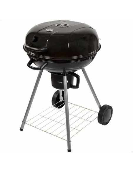 Roues de barbecue au charbon de bois Aktive Textilene 57 x 86 cm Noir