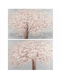 Cadre DKD Home Decor 120 x 3,5 x 80 cm Arbre Traditionnel (2 Unités)