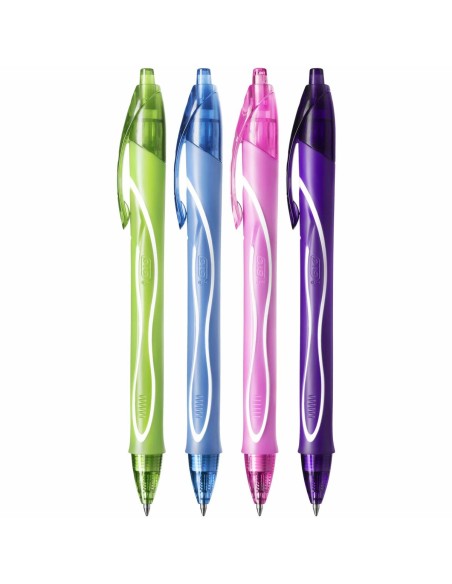 Stylo gel Bic Gel-Ocity Quick Dry 4 Colours 0,3 mm 12 Pièces