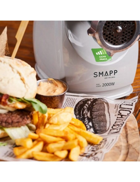 Hachoir SMAPP 489.8 GRAFIT Graphite Argenté 2000 W