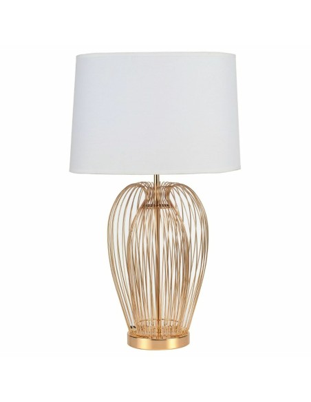 Lampe de bureau DKD Home Decor Métal Blanc 220 V 35 x 35 x 63 cm 50 W (2 Unités)