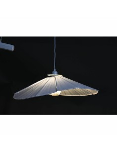 Suspension DKD Home Decor Métal Lin Blanc 50 W (68 x 68 x 21 cm) 2
