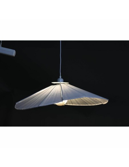 Suspension DKD Home Decor Métal Lin Blanc 50 W (68 x 68 x 21 cm)