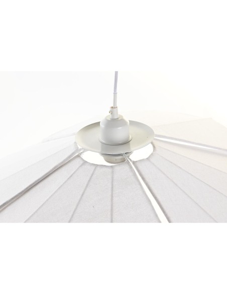 Suspension DKD Home Decor Métal Lin Blanc 50 W (68 x 68 x 21 cm)