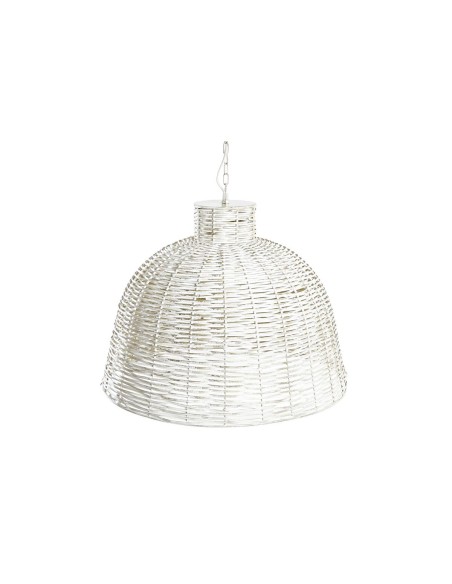 Suspension DKD Home Decor Blanc Doré Fer 50 W 51 x 51 x 38 cm