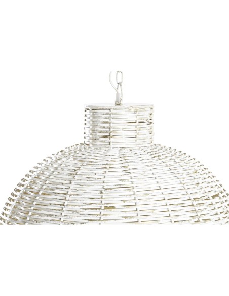 Suspension DKD Home Decor Blanc Doré Fer 50 W 51 x 51 x 38 cm