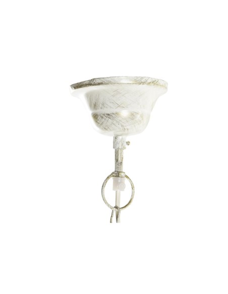 Suspension DKD Home Decor Blanc Doré Fer 50 W 51 x 51 x 38 cm