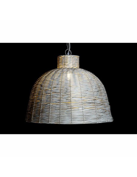 Suspension DKD Home Decor Blanc Doré Fer 50 W 51 x 51 x 38 cm