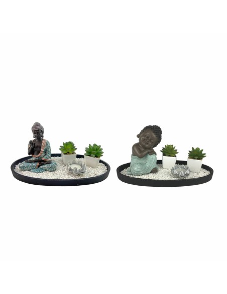 Figurine Décorative DKD Home Decor 32 x 16,5 x 15,5 cm Oriental Jardin (2 Unités)