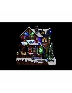 Décoration DKD Home Decor Mouvement Lumière LED Musical Multicouleur Résine 25,5 x 21 x 25 cm (3 Unités) 2