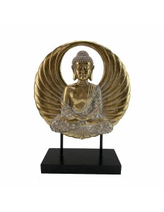 Figurine Décorative DKD Home Decor 25 x 8 x 33 cm Noir Doré Buda Oriental