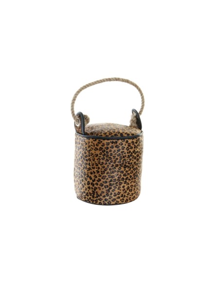 Support de porte DKD Home Decor Léopard 19 x 19 x 19 cm
