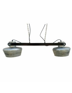 Suspension DKD Home Decor Fer Bois de manguier 50 W (104 x 25 x 28 cm)