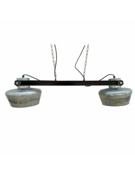 Suspension DKD Home Decor Fer Bois de manguier 50 W (104 x 25 x 28 cm)