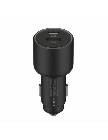 Chargeur de Voiture USB Universel + Câble USB C Xiaomi 67W Noir