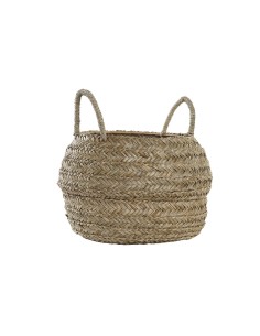 Panier décoratif DKD Home Decor Naturel Herbier marin Boho 40 x 40 x 30 cm