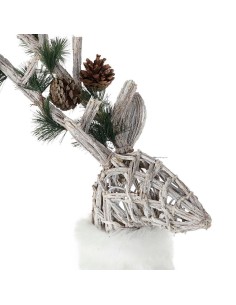 Décorations de Noël DKD Home Decor Blanc 53 x 19 x 90 cm Lumière LED 2