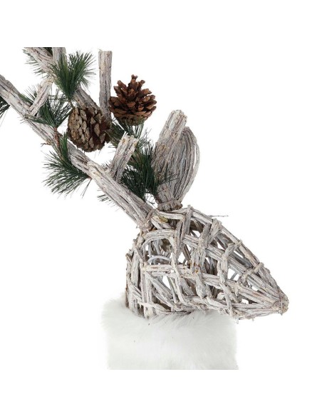 Décorations de Noël DKD Home Decor Blanc 53 x 19 x 90 cm Lumière LED