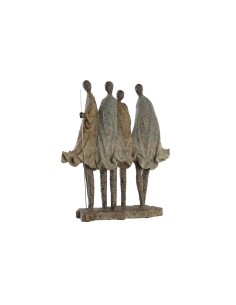 Figurine Décorative DKD Home Decor Africaine Résine Multicouleur (33,5 x 14,5 x 41 cm)