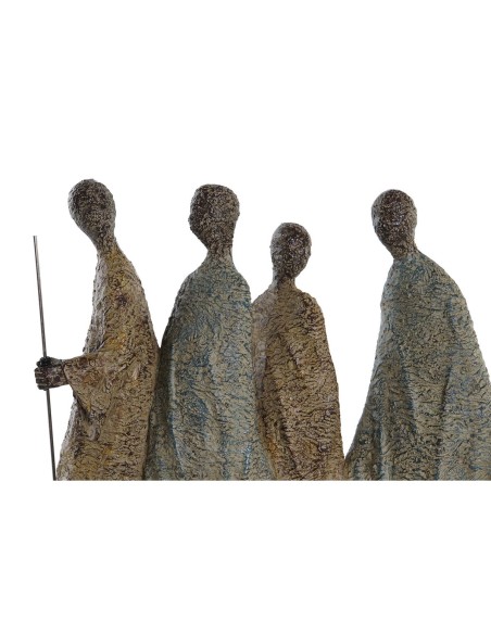 Figurine Décorative DKD Home Decor Africaine Résine Multicouleur (33,5 x 14,5 x 41 cm)