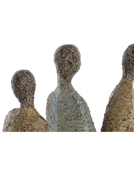 Figurine Décorative DKD Home Decor Africaine Résine Multicouleur (33,5 x 14,5 x 41 cm)