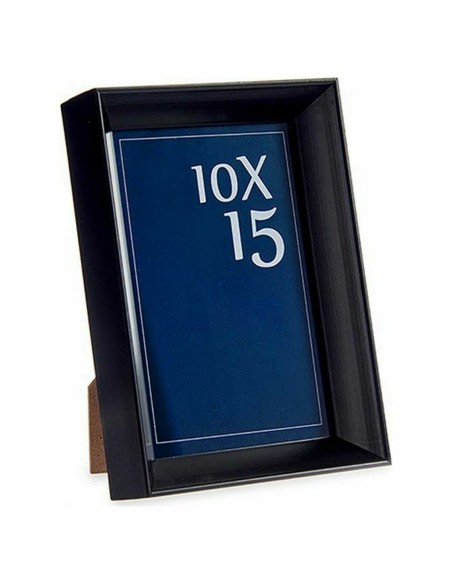 Cadre photo Noir Plastique verre (12,2 x 3,5 x 17,3 cm) (6 Unités)