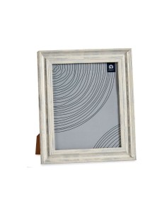 Cadre photo Verre Argenté Bois Marron Plastique (26 x 2 x 31 cm) (6 Unités) 2
