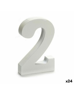 Numéro Pincello 2 Blanc 2 x 16 x 14,5 cm (24 Unités)
