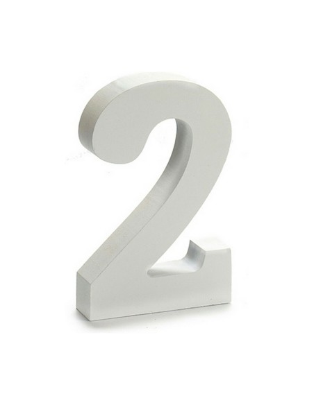 Numéro Pincello 2 Blanc 2 x 16 x 14,5 cm (24 Unités)