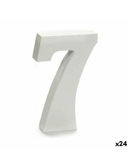 Numéro Pincello 7 Blanc 2 x 16 x 14,5 cm (24 Unités)